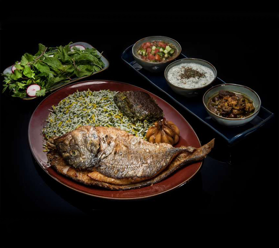 Sabzi Polo And Fish Mehromah